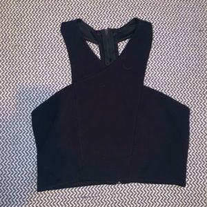 Express Zip Up Crop Top